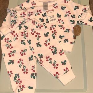 T.J.Maxx White and Red Kids Matching Set
